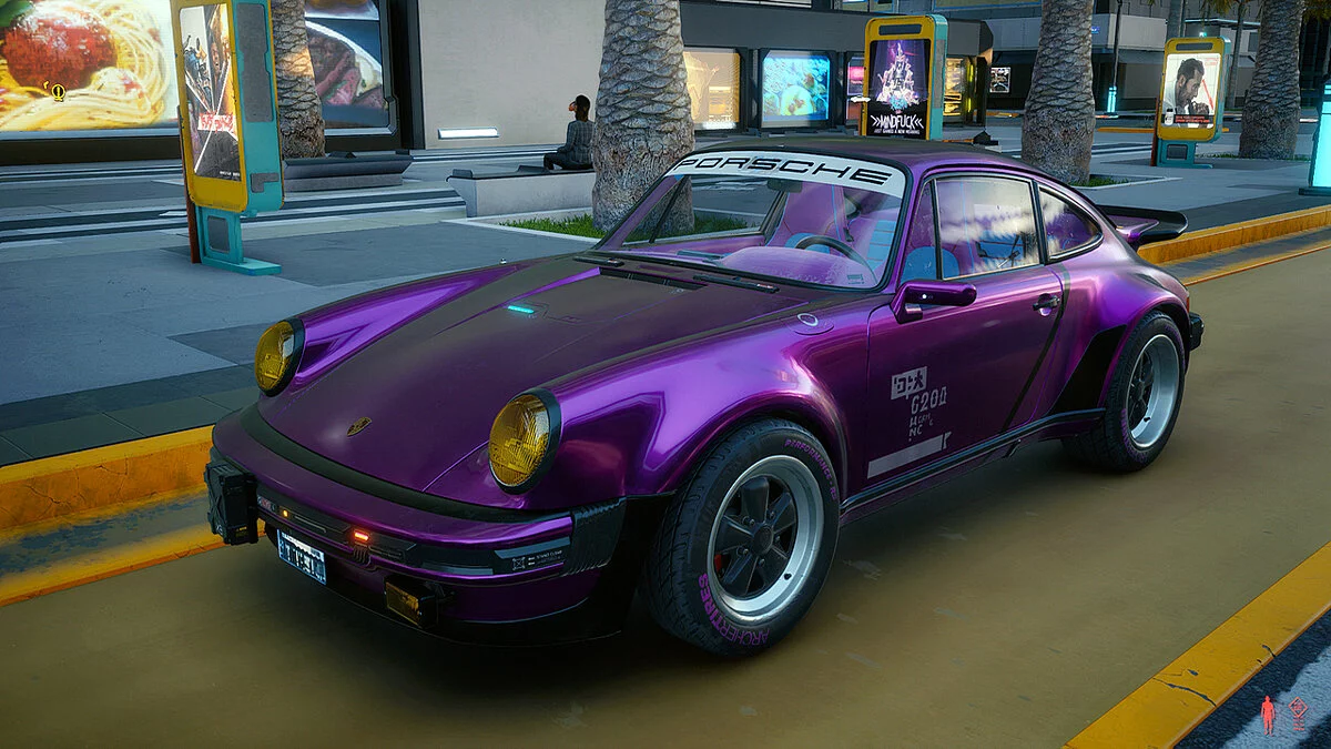 Cyberpunk 2077 — Porsche 911 Turbo (930) в разных цветах