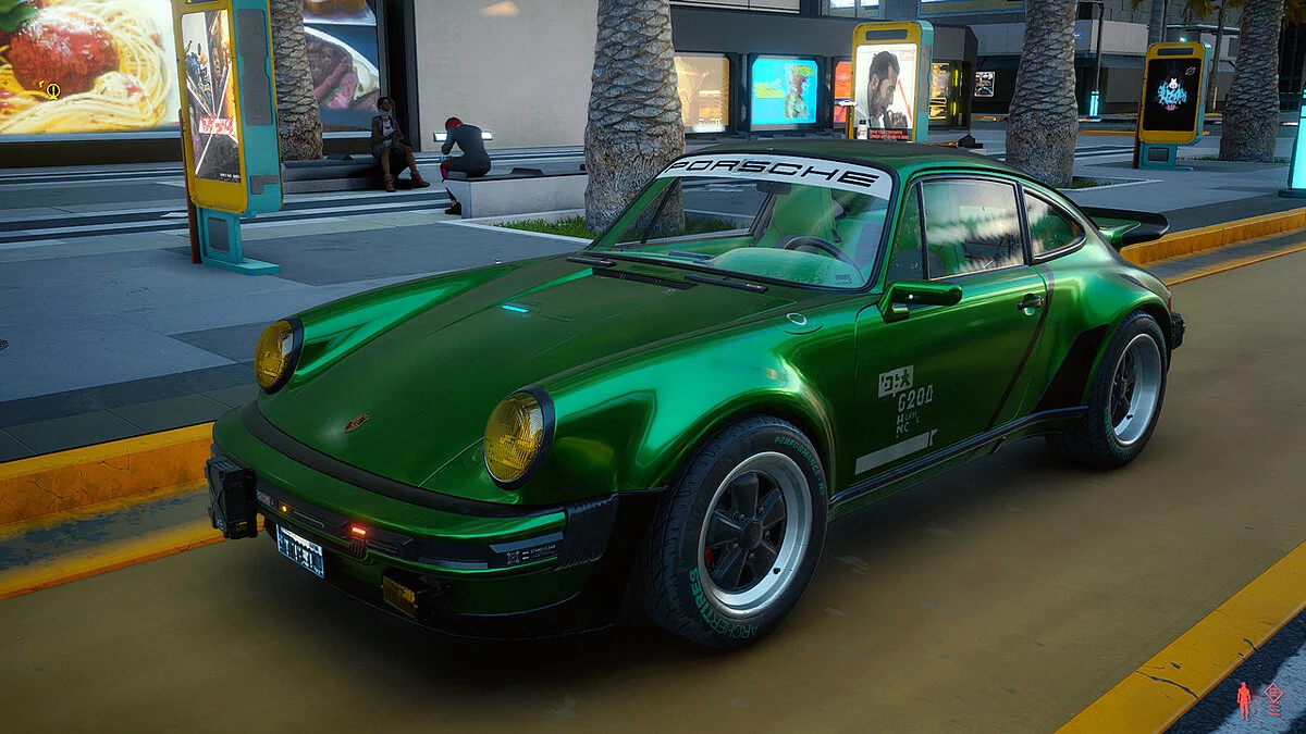 Cyberpunk 2077 — Porsche 911 Turbo (930) в разных цветах