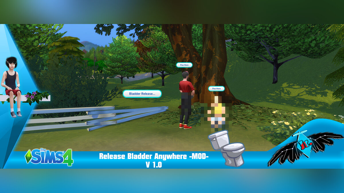 The Sims 4 — Туалет повсюду v1.1 (07.02.2021)