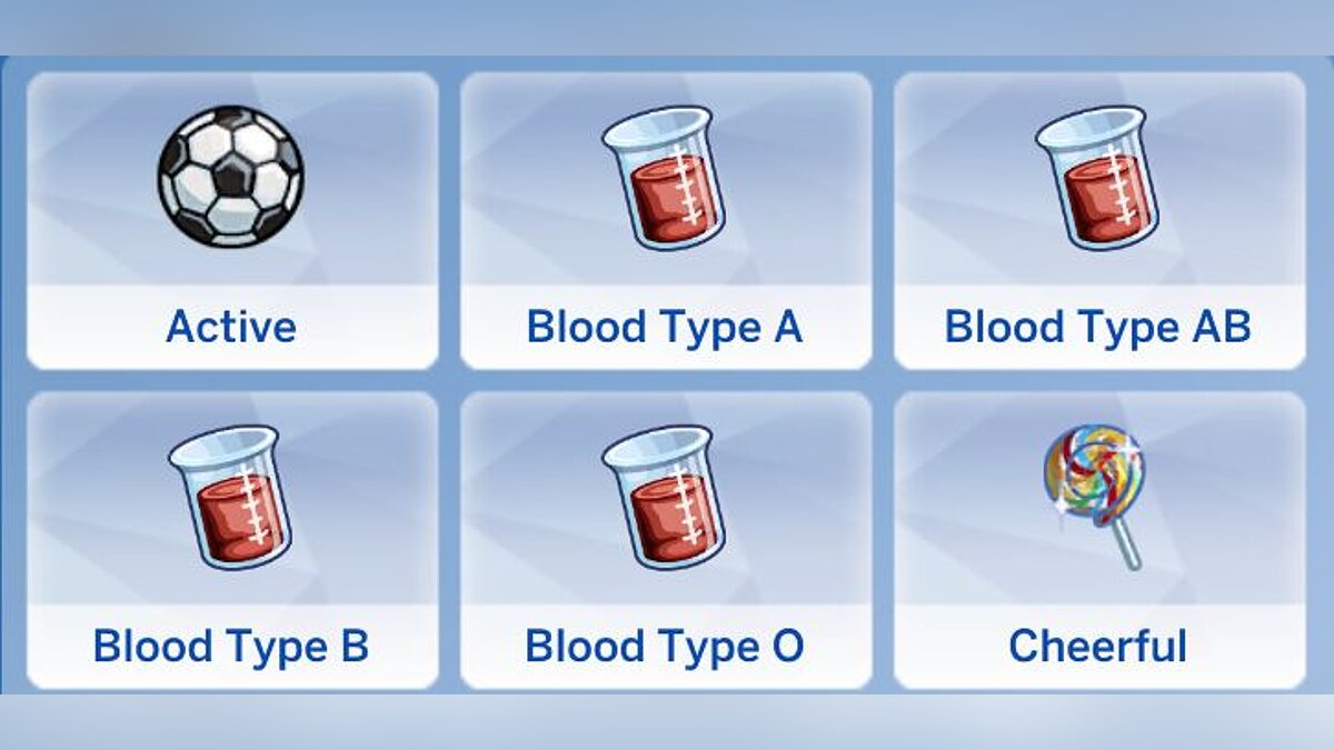 The Sims 4 — Группа крови V1.2 (06.02.2021)