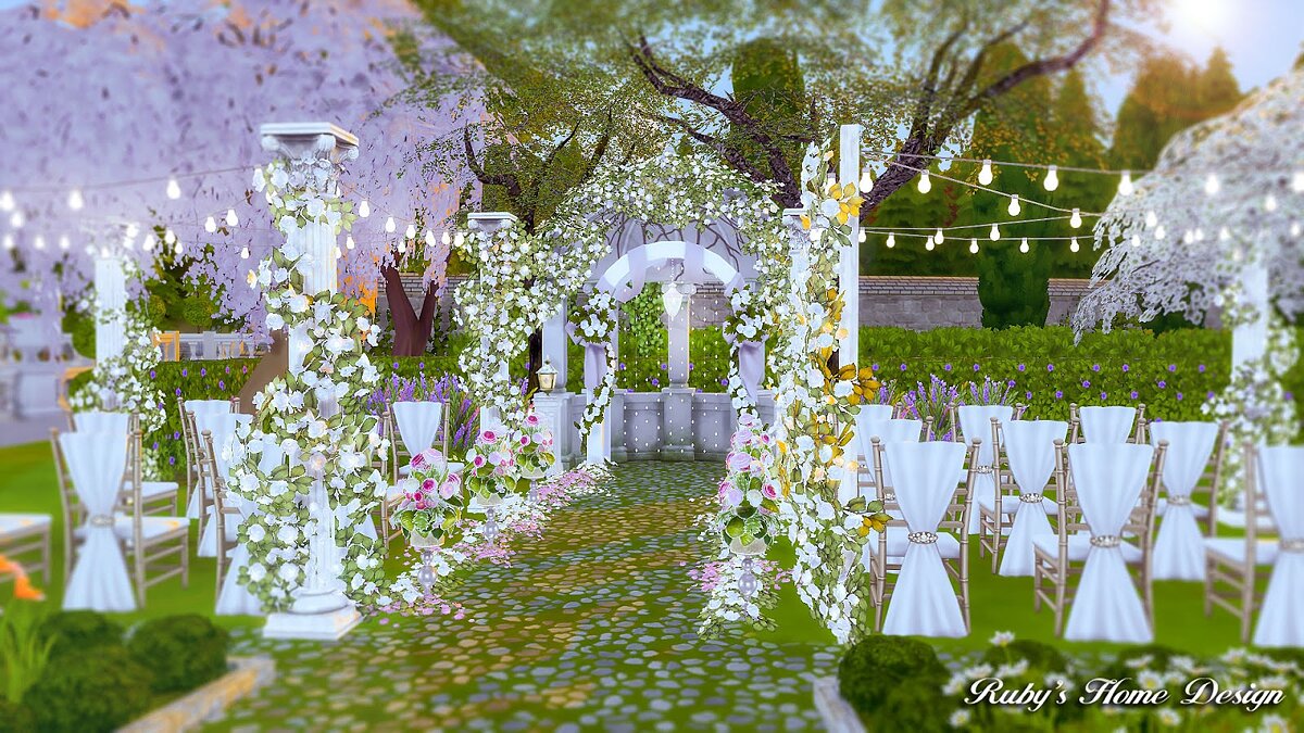 The Sims 4 — Свойство участка — участок для свадеб