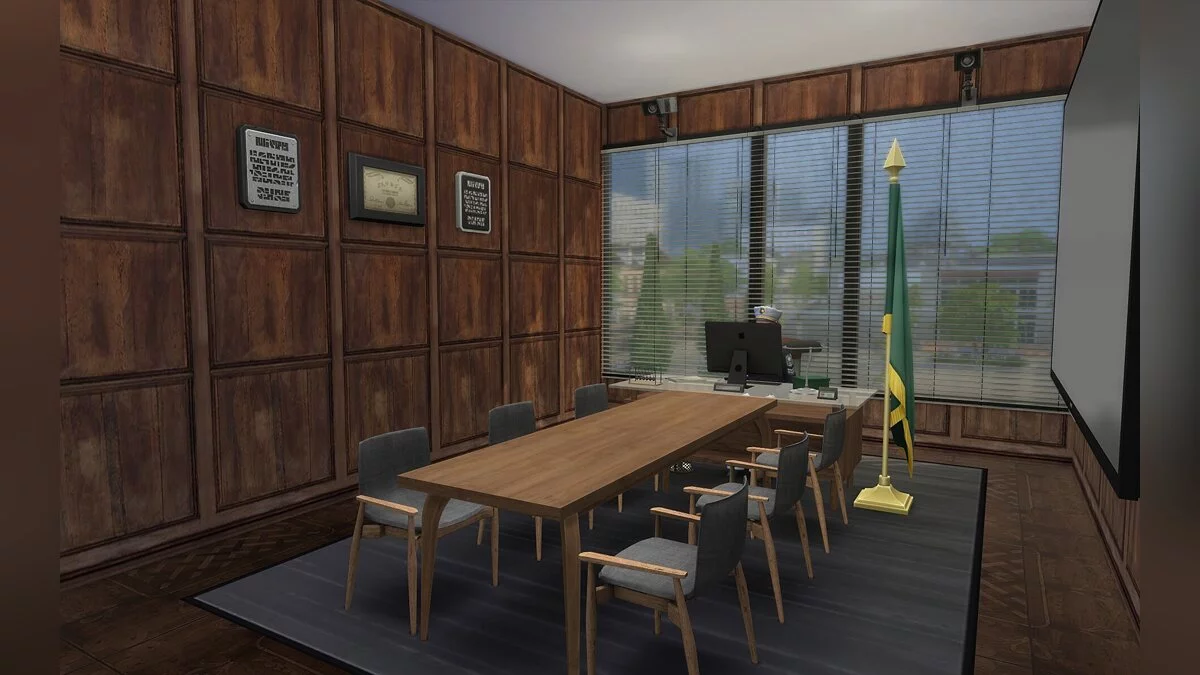 The Sims 4 — Полицейский участок