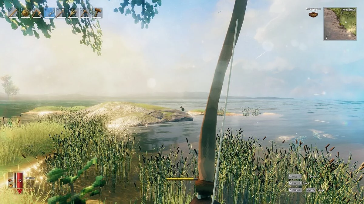 Valheim — Вид от первого лица