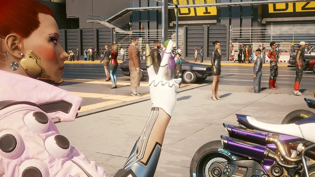 Cyberpunk 2077 — Золотой указательный палец
