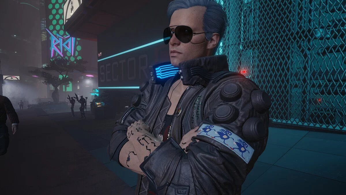 Cyberpunk 2077 — Соник из мемов для куртки