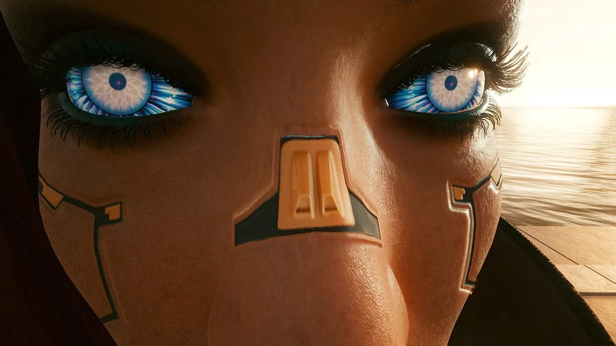 Cyberpunk 2077 — Глаза как в аниме «Наруто»