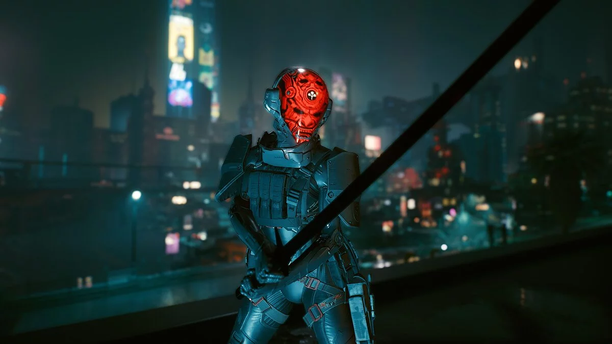 Cyberpunk 2077 — Броня Арасака Блэк