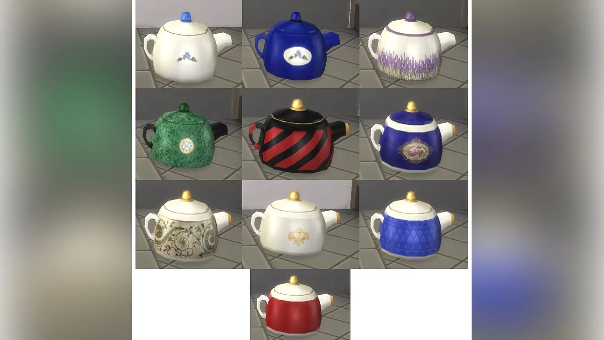 The Sims 4 — Функциональный чайник + новые вкусные чаи, меняющие настроение
