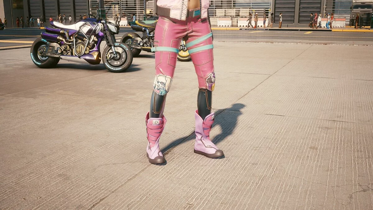 Cyberpunk 2077 — Укороченные женские джинсы