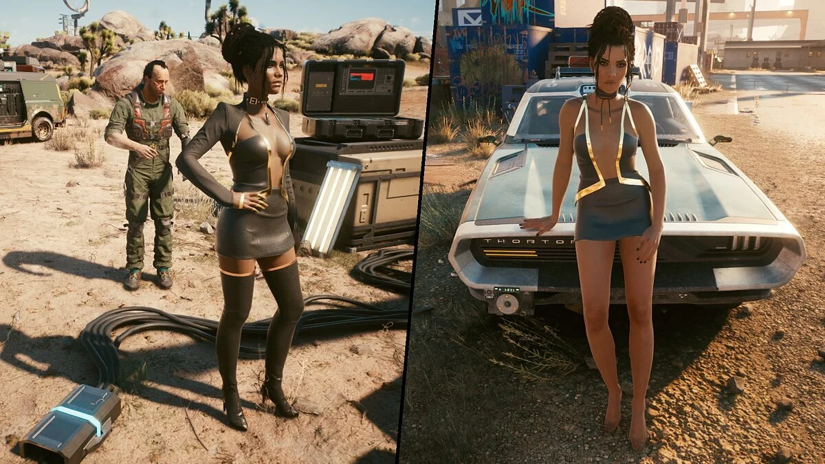 Cyberpunk 2077 — Панам - альтернативная одежда