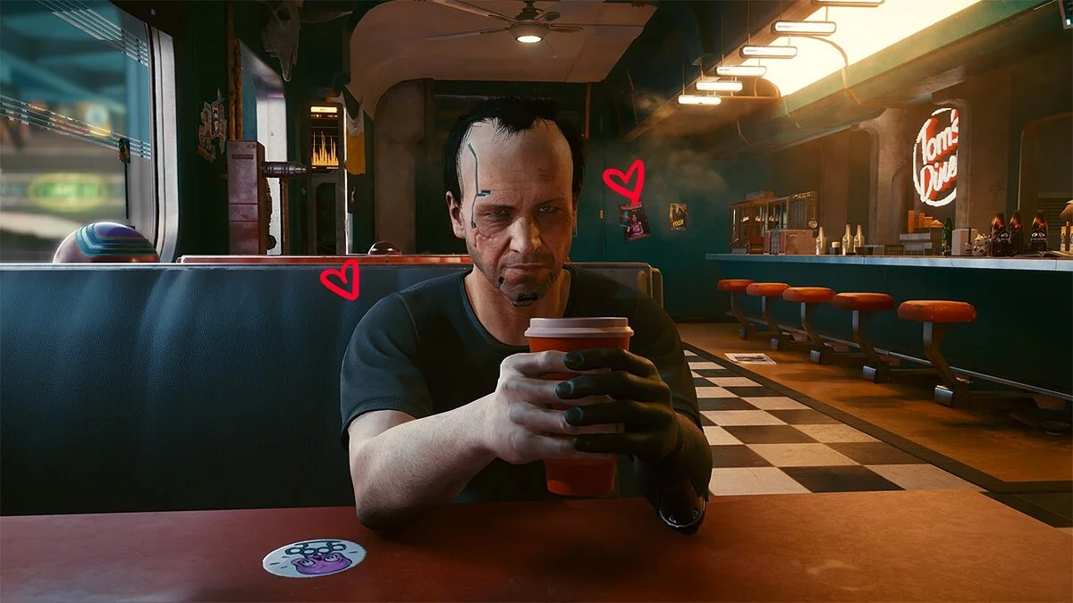 Cyberpunk 2077 — Удаление NPC из закусочной