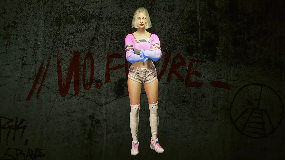 Cyberpunk 2077 — Красивая панк Ви