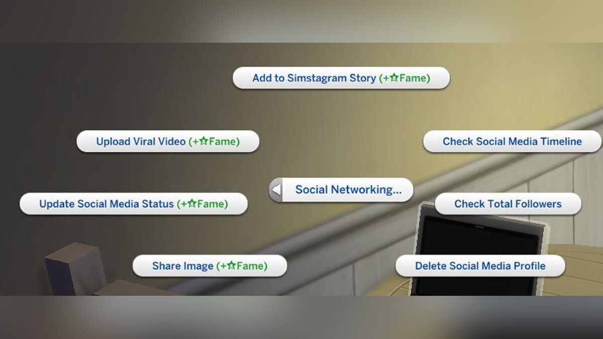 The Sims 4 — Улучшенные социальные сети / Моды и скины