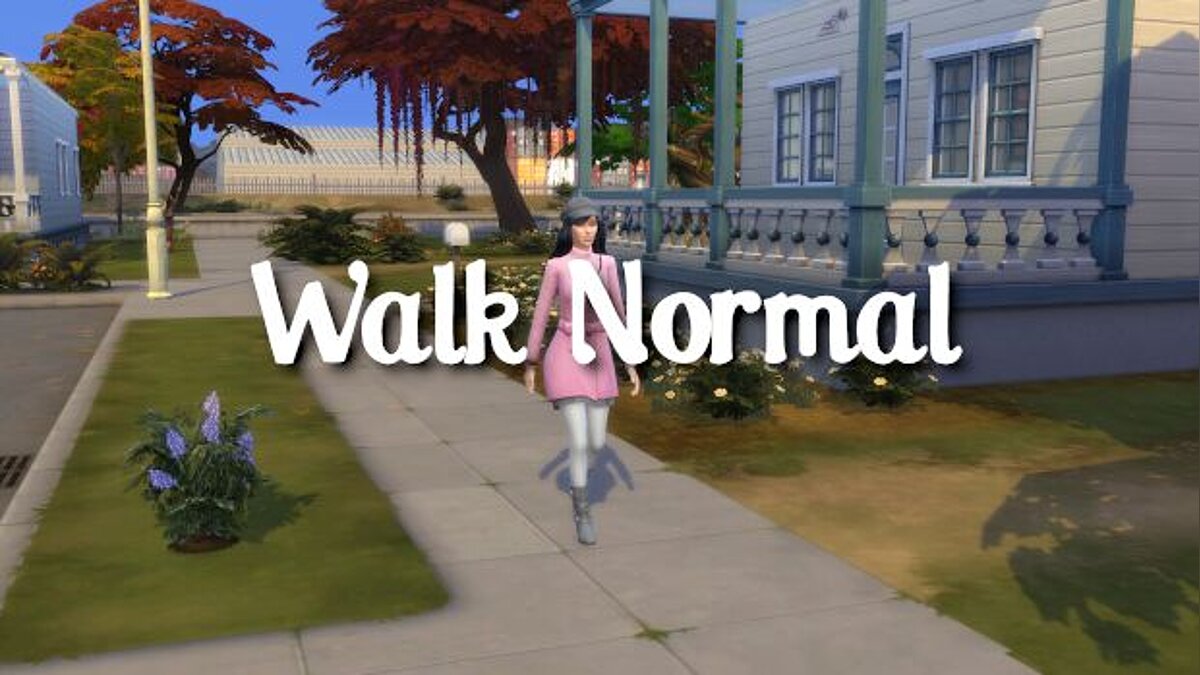 The Sims 4 — Отключение разнообразных стилей ходьбы (20.02.2021)