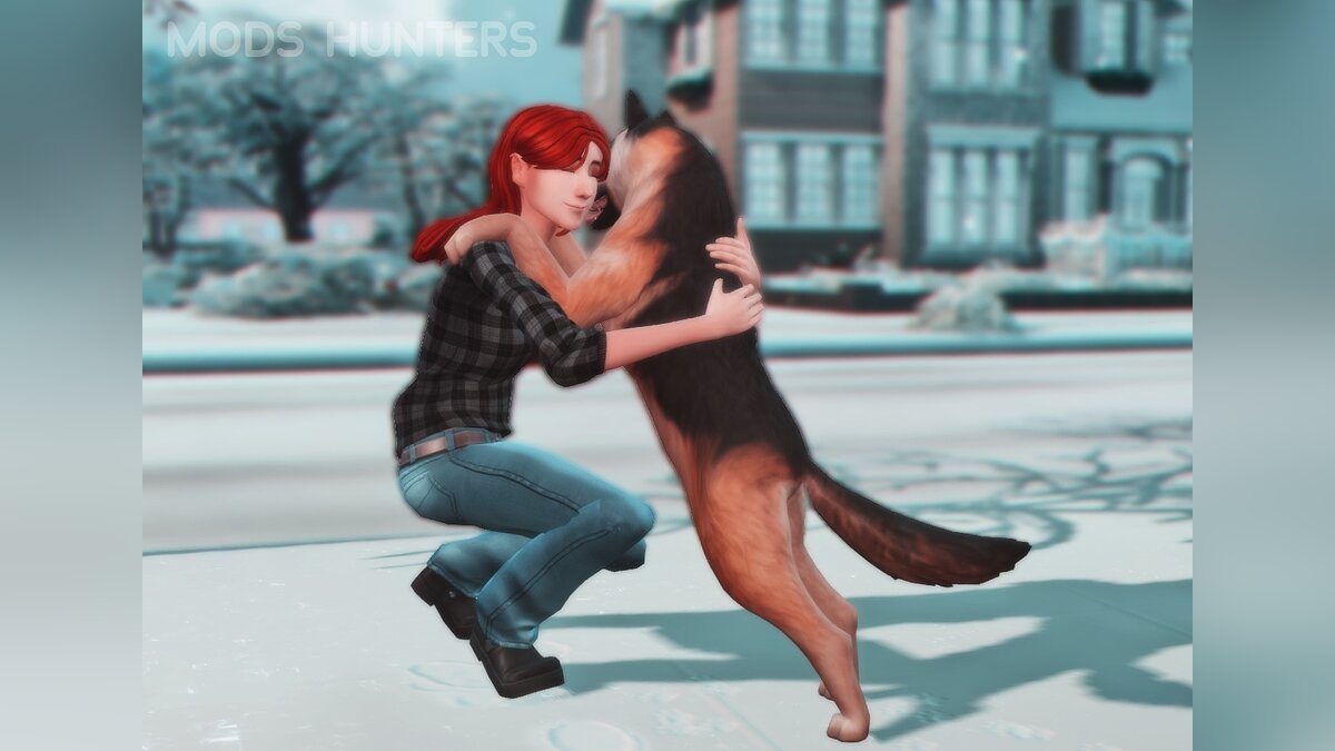 The Sims 4 — Подработка — доставить собаку от ветеринара домой