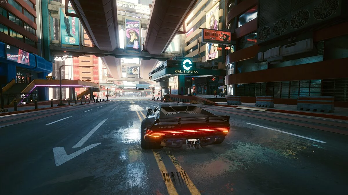 Cyberpunk 2077 — Всегда мокрые дороги