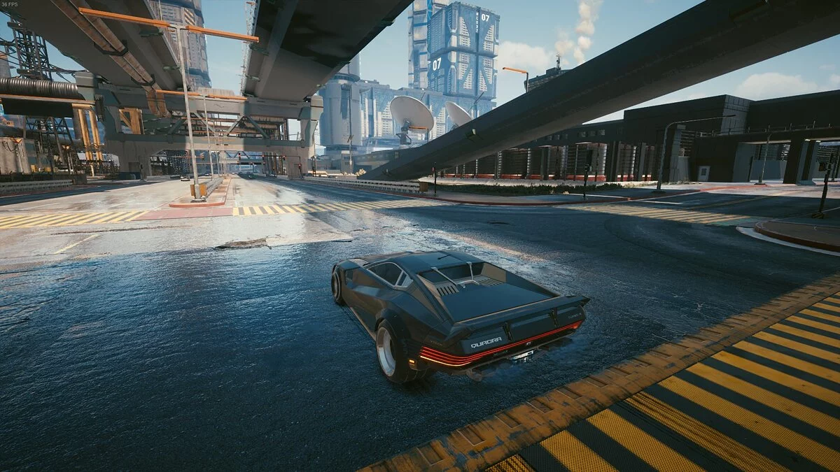 Cyberpunk 2077 — Всегда мокрые дороги