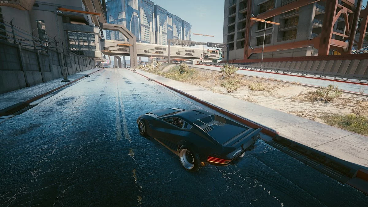 Cyberpunk 2077 — Всегда мокрые дороги