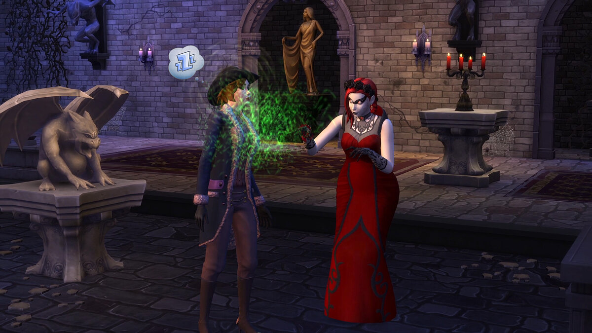 The Sims 4 — Вампиры могут внушать страх влияя на эмоции