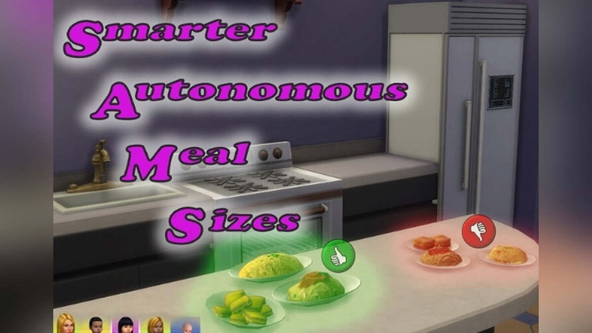 The Sims 4 — Готовка оптимальных для семьи порций еды (25.02.2021)