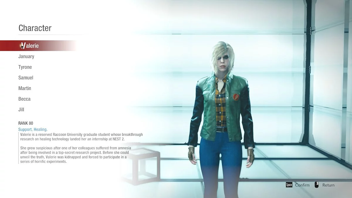 Resident Evil: Resistance — Ботаник Дженьюэри