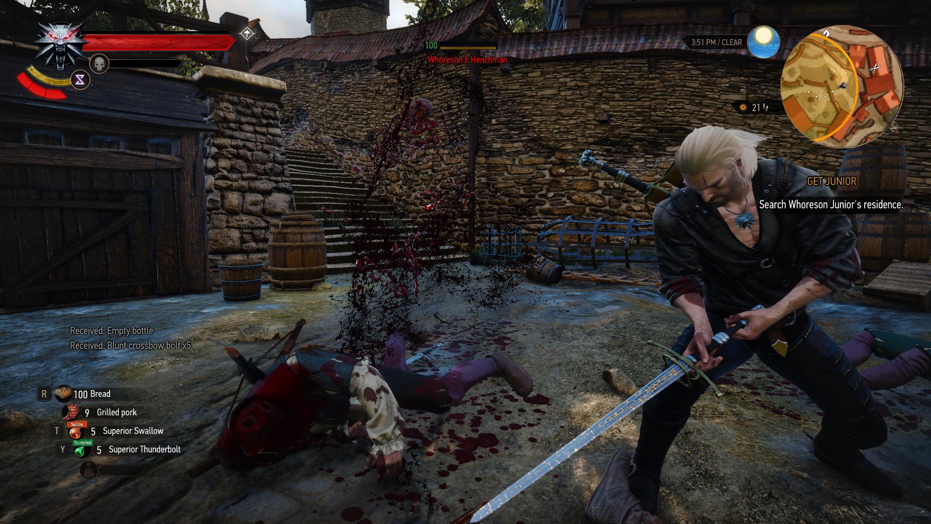 More blood the witcher 3 фото 3