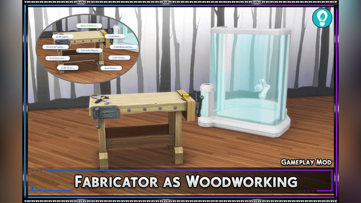 The Sims 4 — Создание мебели из преобразователя на столярном станке