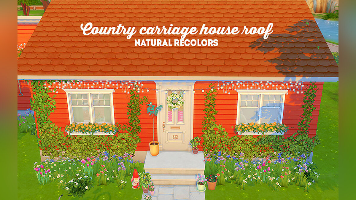 The Sims 4 — Перекраска крыши загородного дома