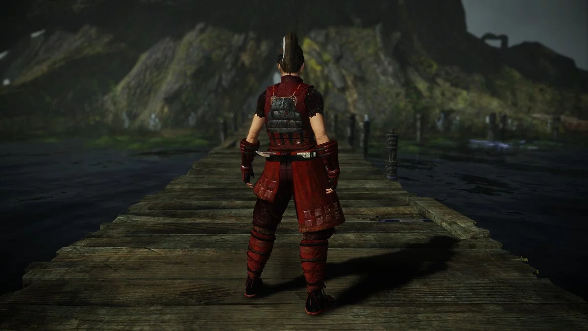 Nioh 2: Complete Edition — Доспехи красного демона без плаща