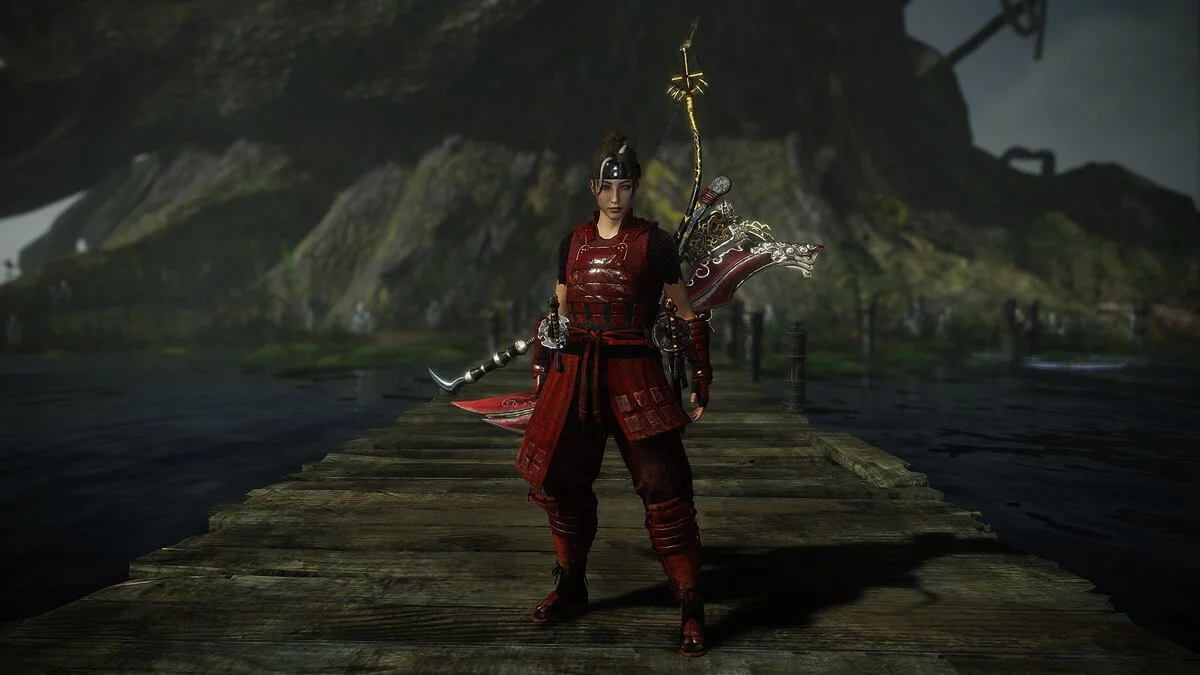 Nioh 2: Complete Edition — Доспехи красного демона без плаща