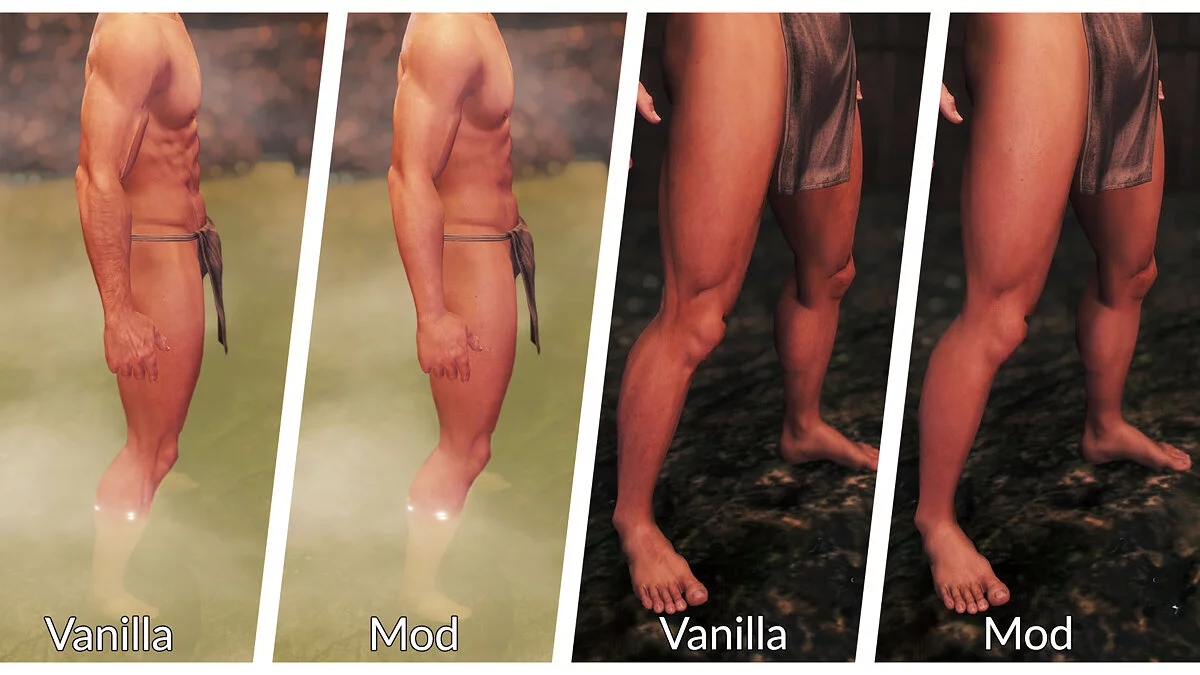 Nioh 2: Complete Edition — Мужское гладкое тело 4K