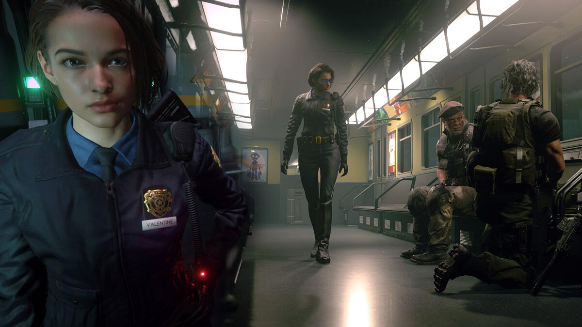 Resident Evil 3 — Джилл в форме полицейского