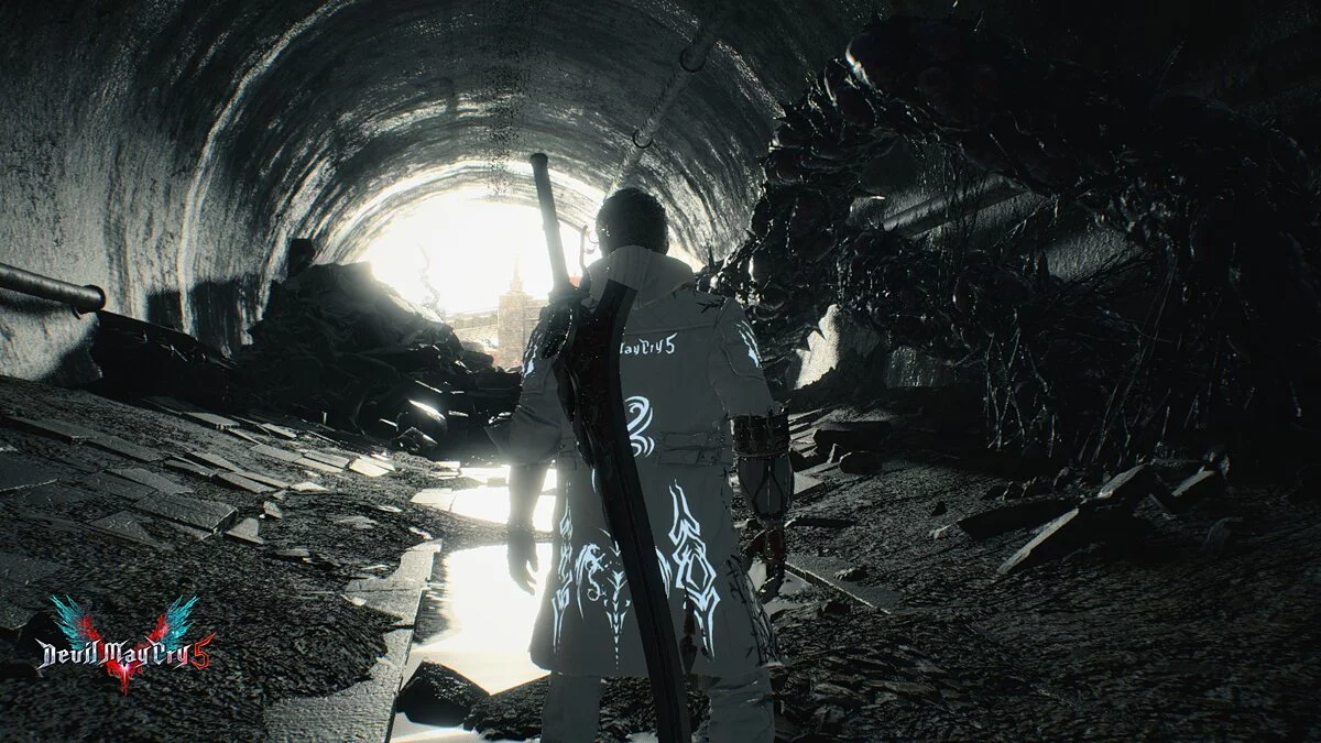 Devil May Cry 5 Special Edition — Белый плащ Неро
