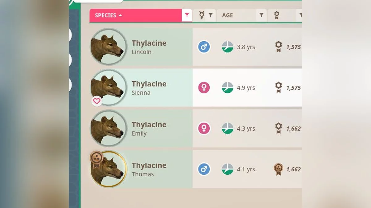 Planet Zoo — Сумчатый волк