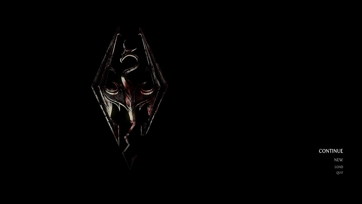 Elder Scrolls 5: Skyrim Special Edition — Кровавый логотип
