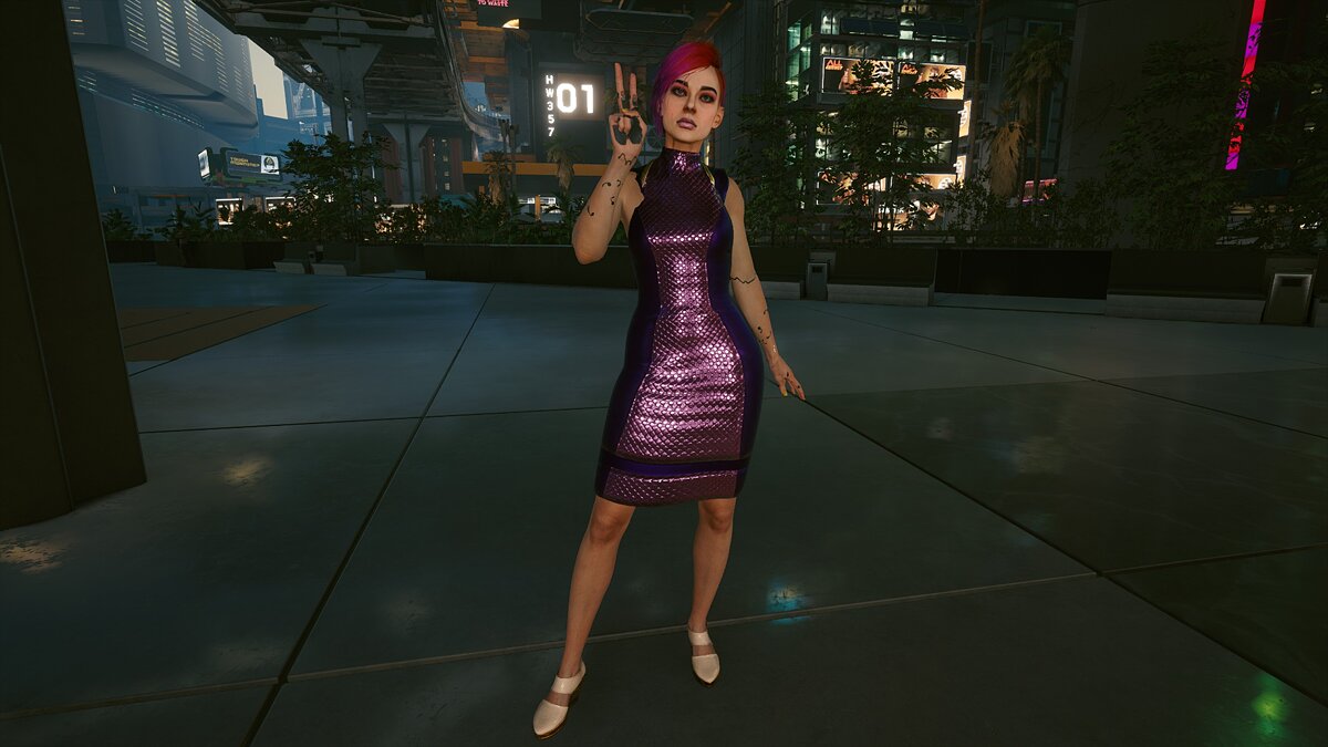 Cyberpunk 2077 — Платья и обувь Ханако
