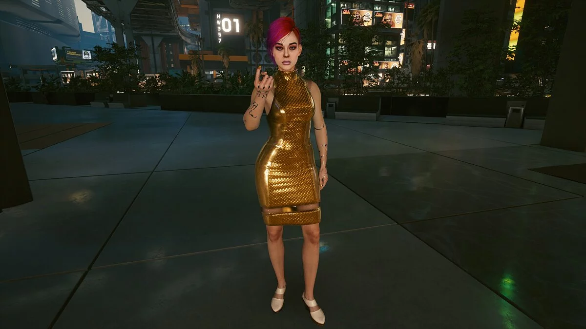 Cyberpunk 2077 — Платья и обувь Ханако
