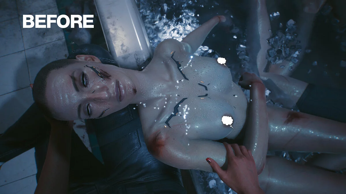 Cyberpunk 2077 — Реалистичная Сандра Дорсетт