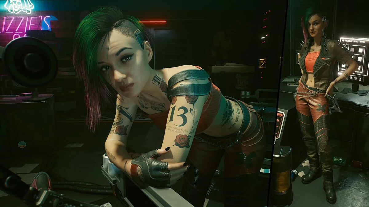 Cyberpunk 2077 — Альтернативная одежда Джуди