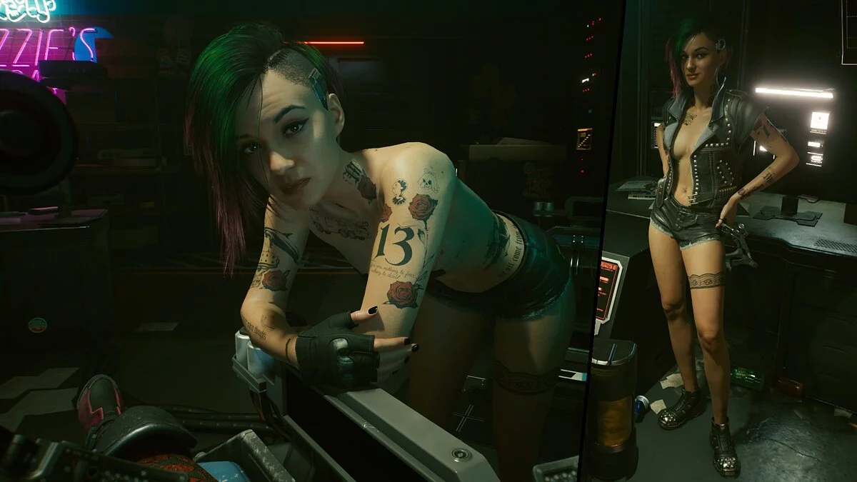 Cyberpunk 2077 — Альтернативная одежда Джуди
