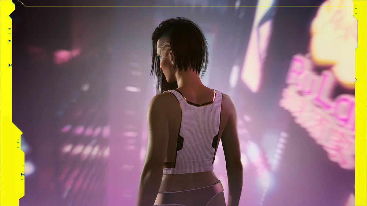 Cyberpunk 2077 — Женская майка с E3 2018