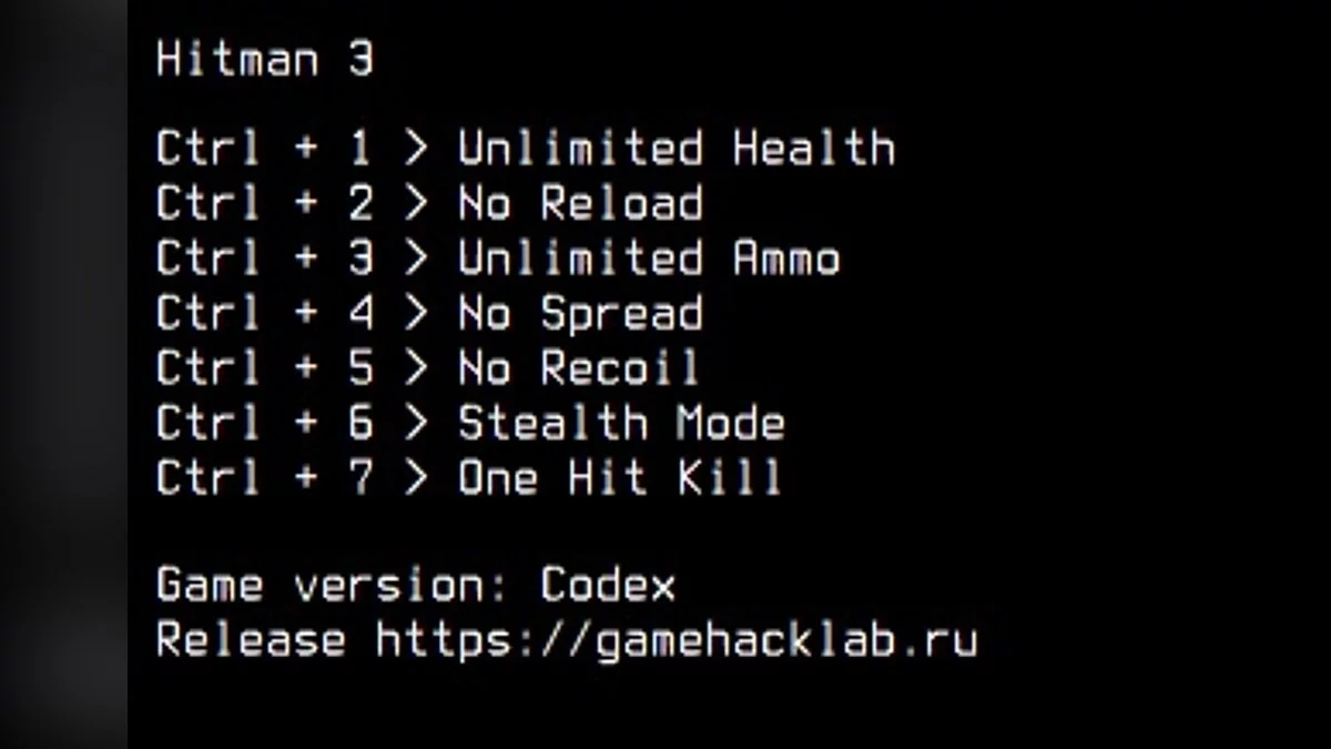 Hitman 3 — Трейнер (+7) [Codex]