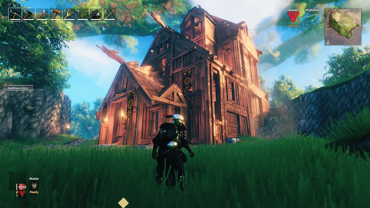 Valheim — Дом из «Скайрима»