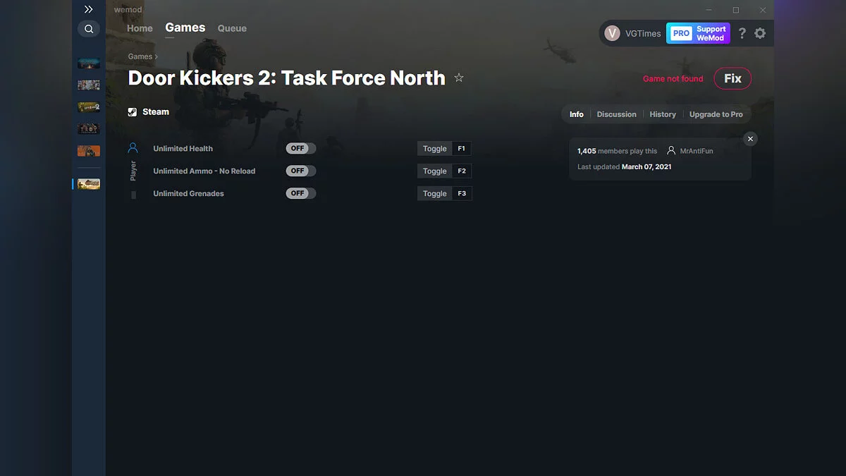 Door Kickers 2: Task Force North — Трейнер (+3) от 07.03.2021 [WeMod]