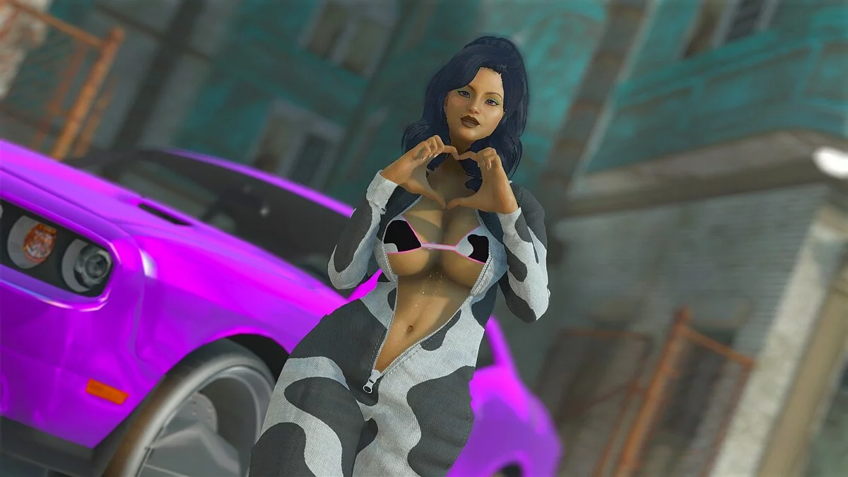 Fallout 4: Game of the Year Edition — Сексуальные пижамы с рисунком коровки