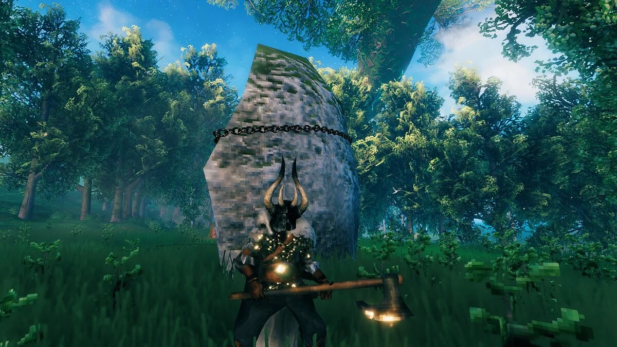 Valheim — Шлем война хаоса из вселенной игры  Warhammer