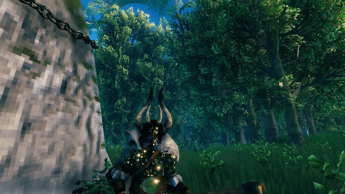 Valheim — Шлем война хаоса из вселенной игры  Warhammer