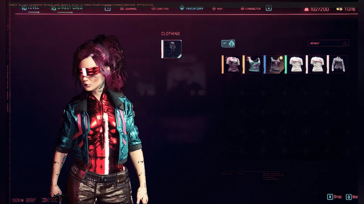 Cyberpunk 2077 — Светящийся комбинезон нетраннера