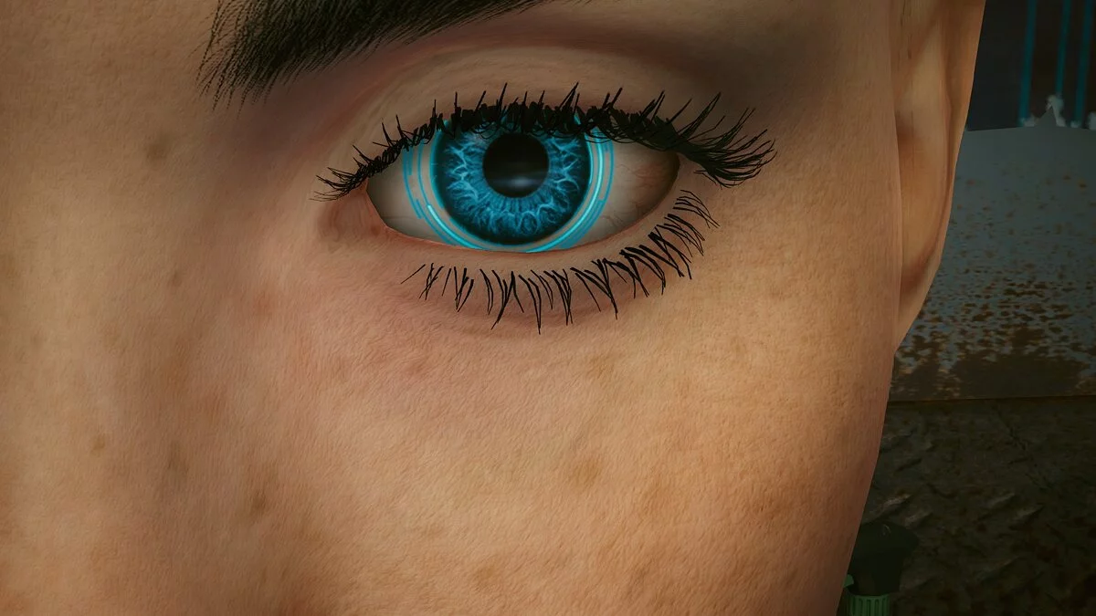Cyberpunk 2077 — Цветные глазные белки