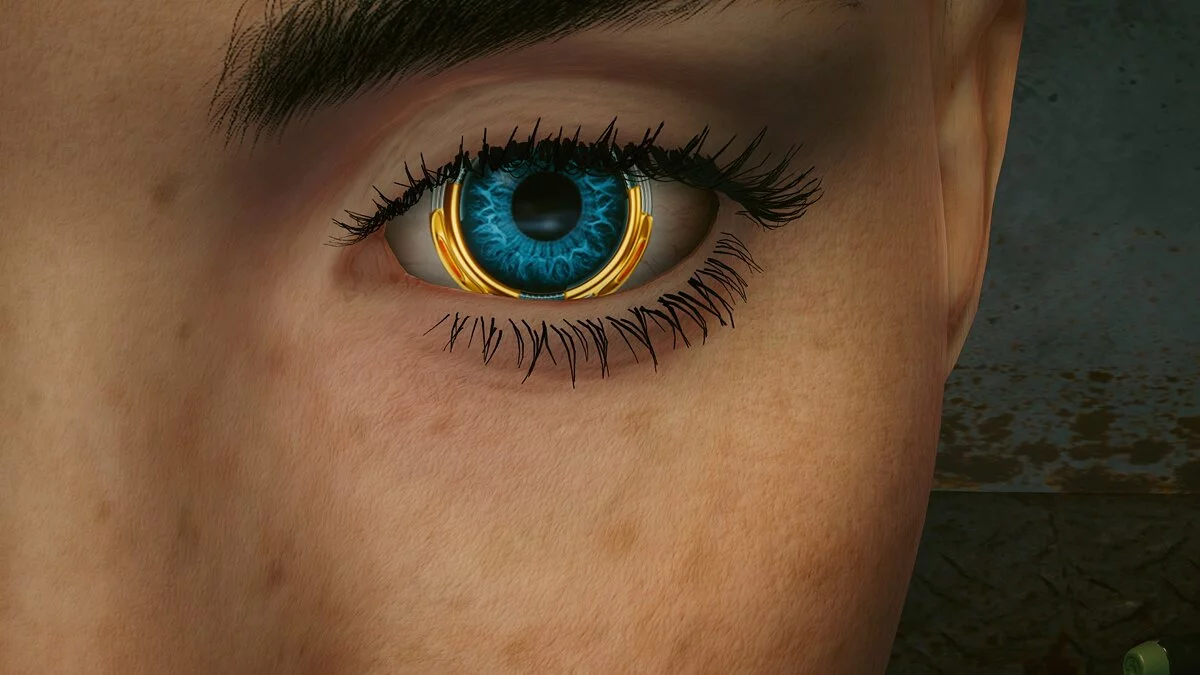 Cyberpunk 2077 — Цветные глазные белки